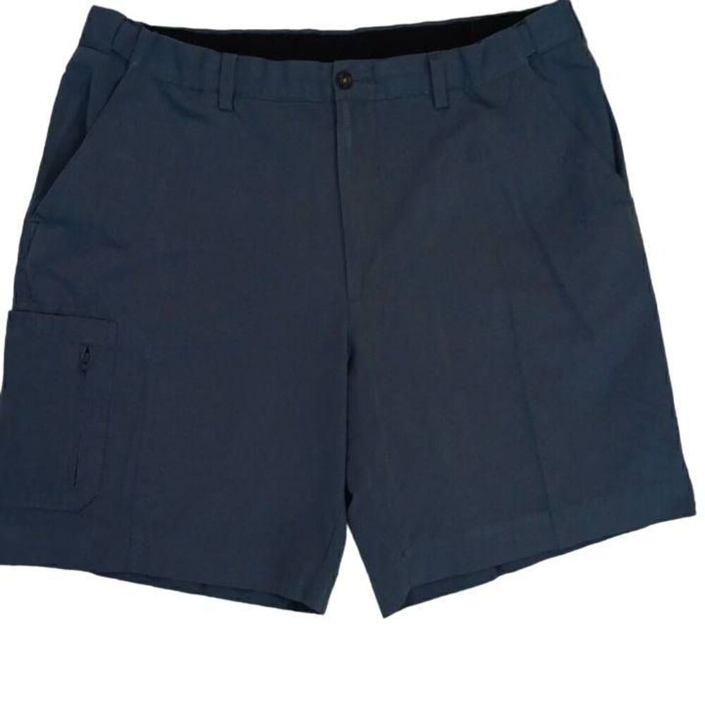 Golf America Shorts Flat Front Size 38 With An Adjustable Waist. Length 21"